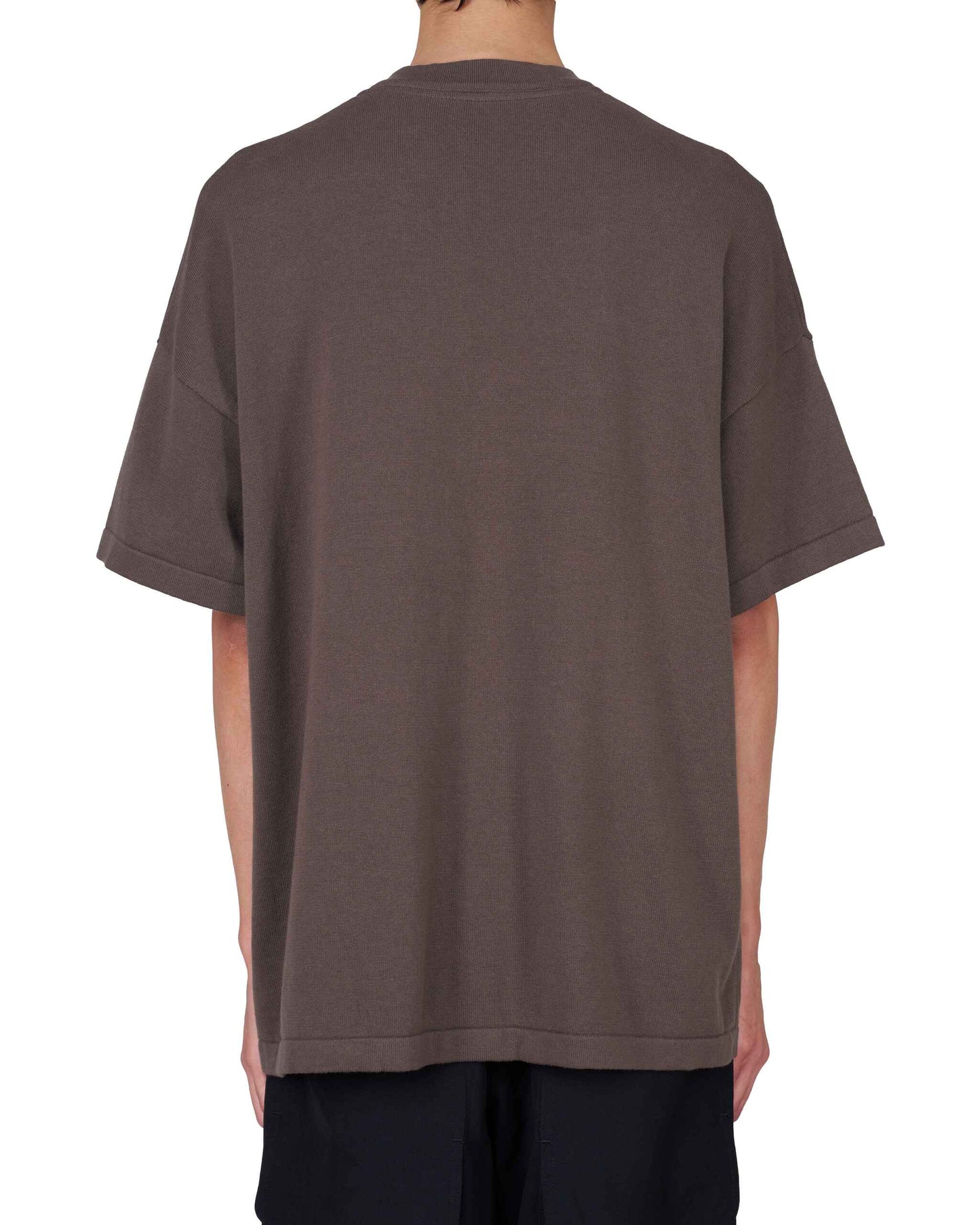 KNITTED MIDD COLLAR WITHDRAW HEM