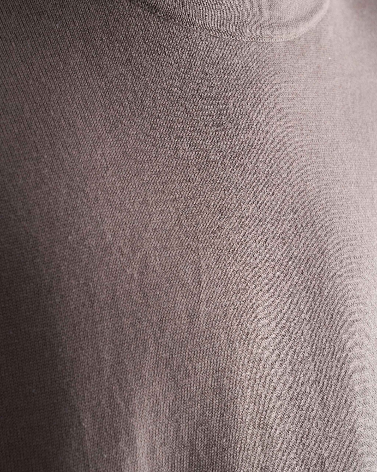 KNITTED MIDD COLLAR WITHDRAW HEM