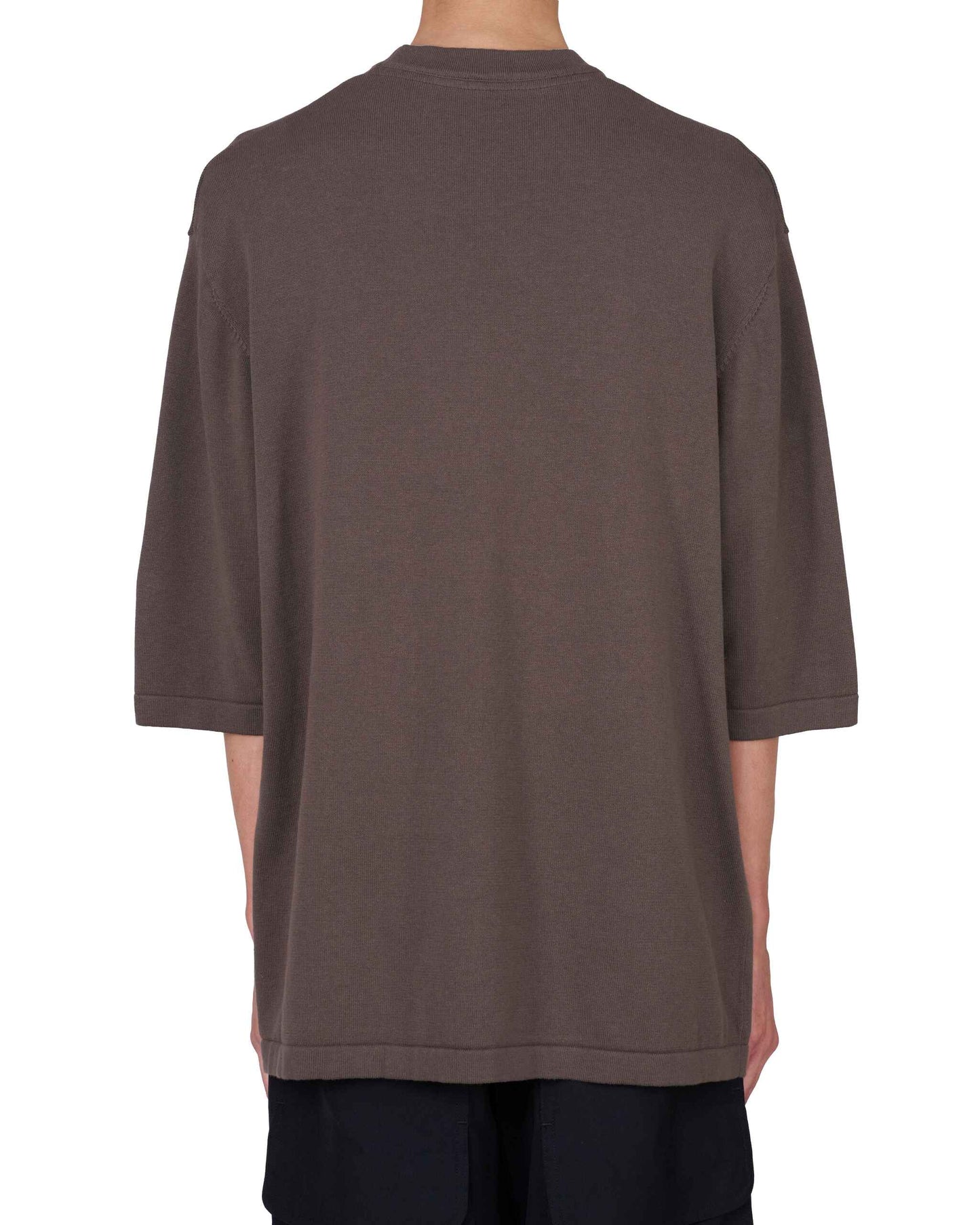 WITHDRAW HEM KNITTED T-SHIRT