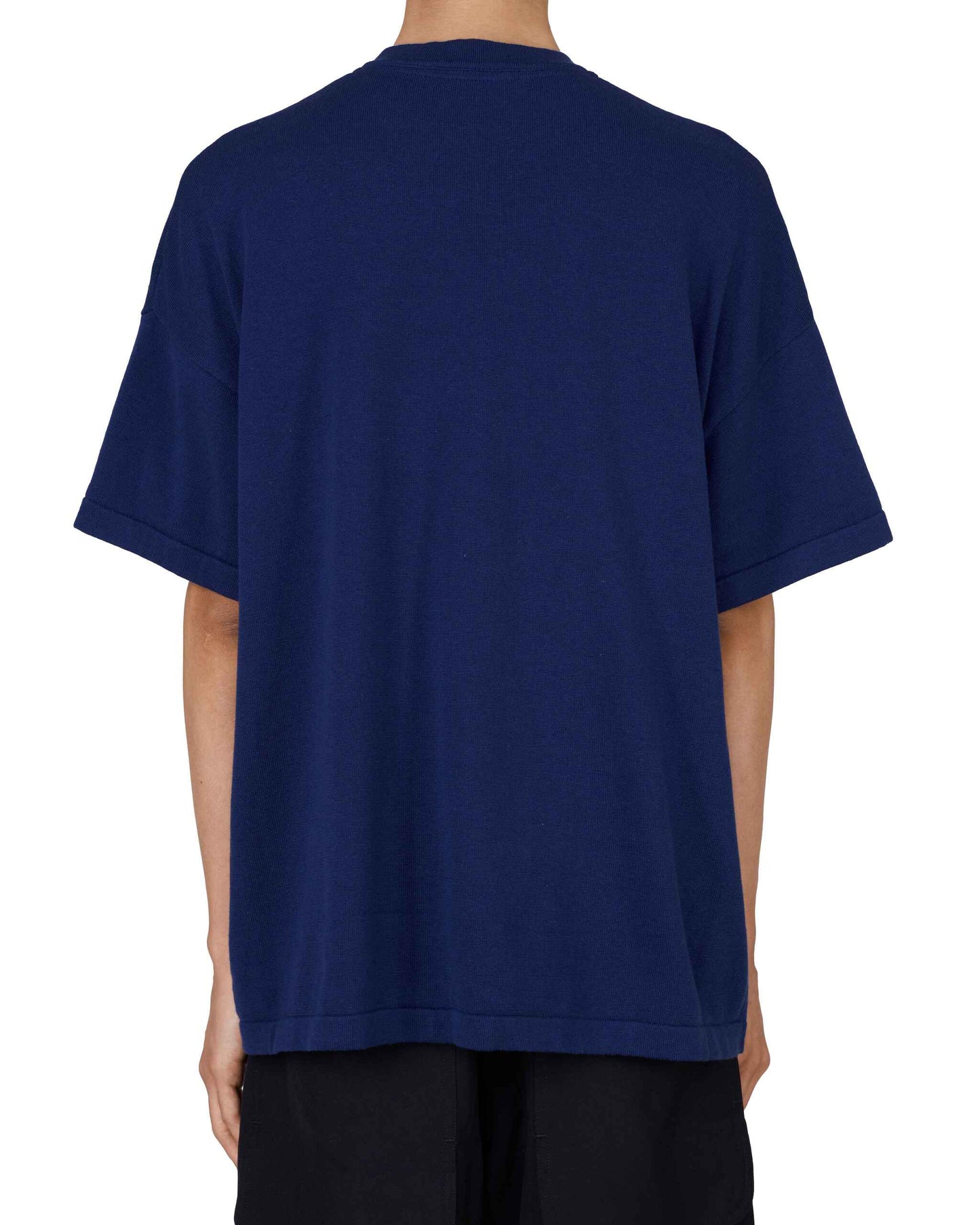 KNITTED MIDD COLLAR WITHDRAW HEM