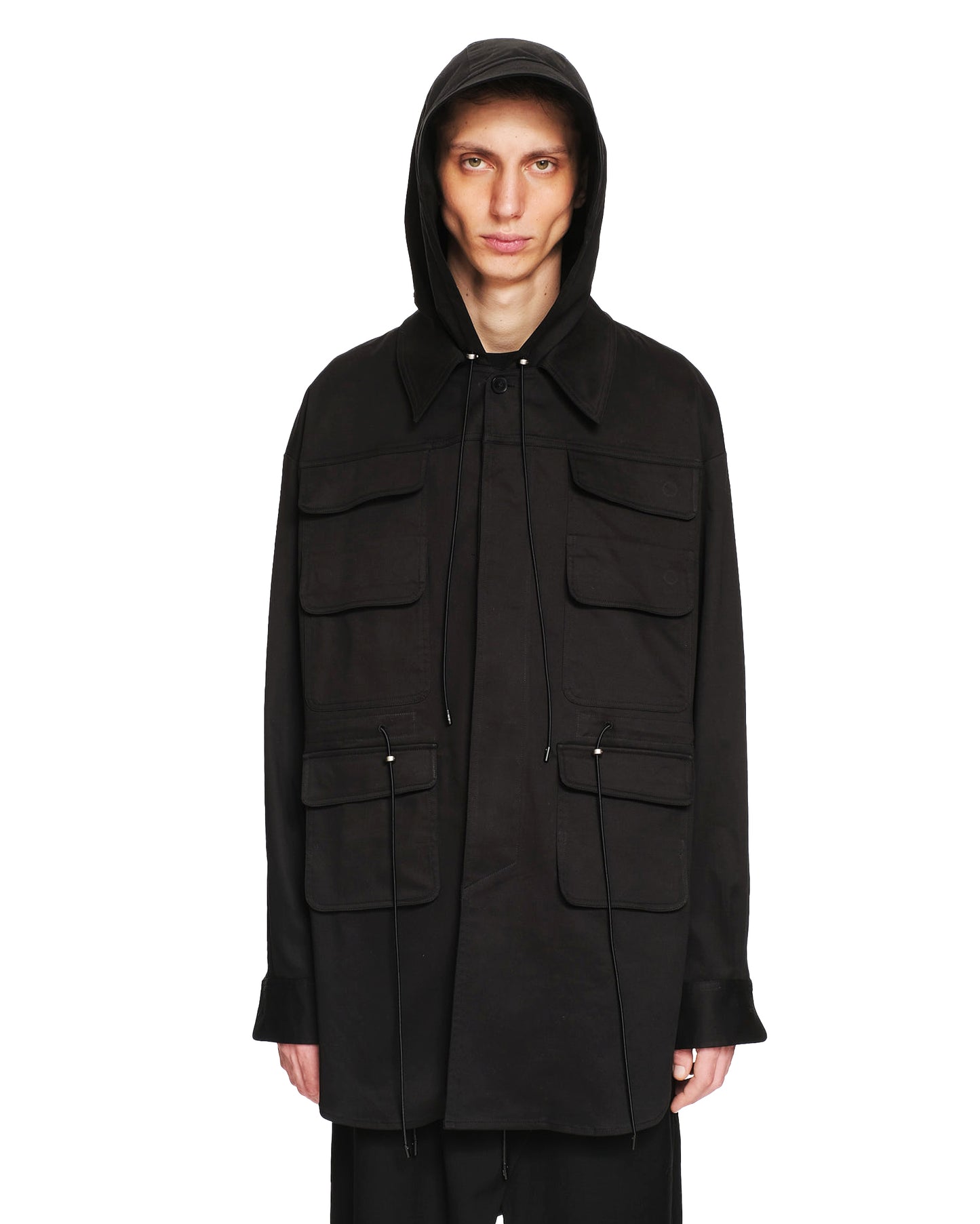 JAMIE DETACHABLE HOOD SHIRT
