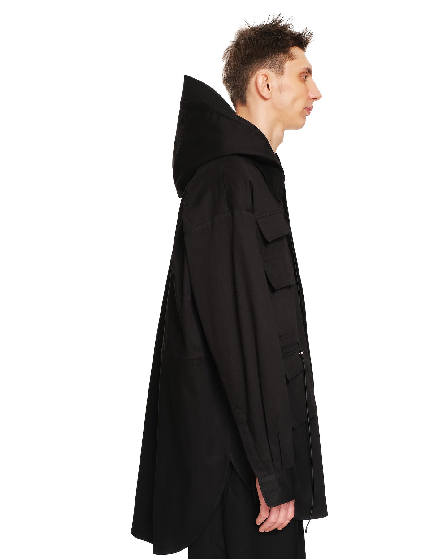 JAMIE DETACHABLE HOOD SHIRT