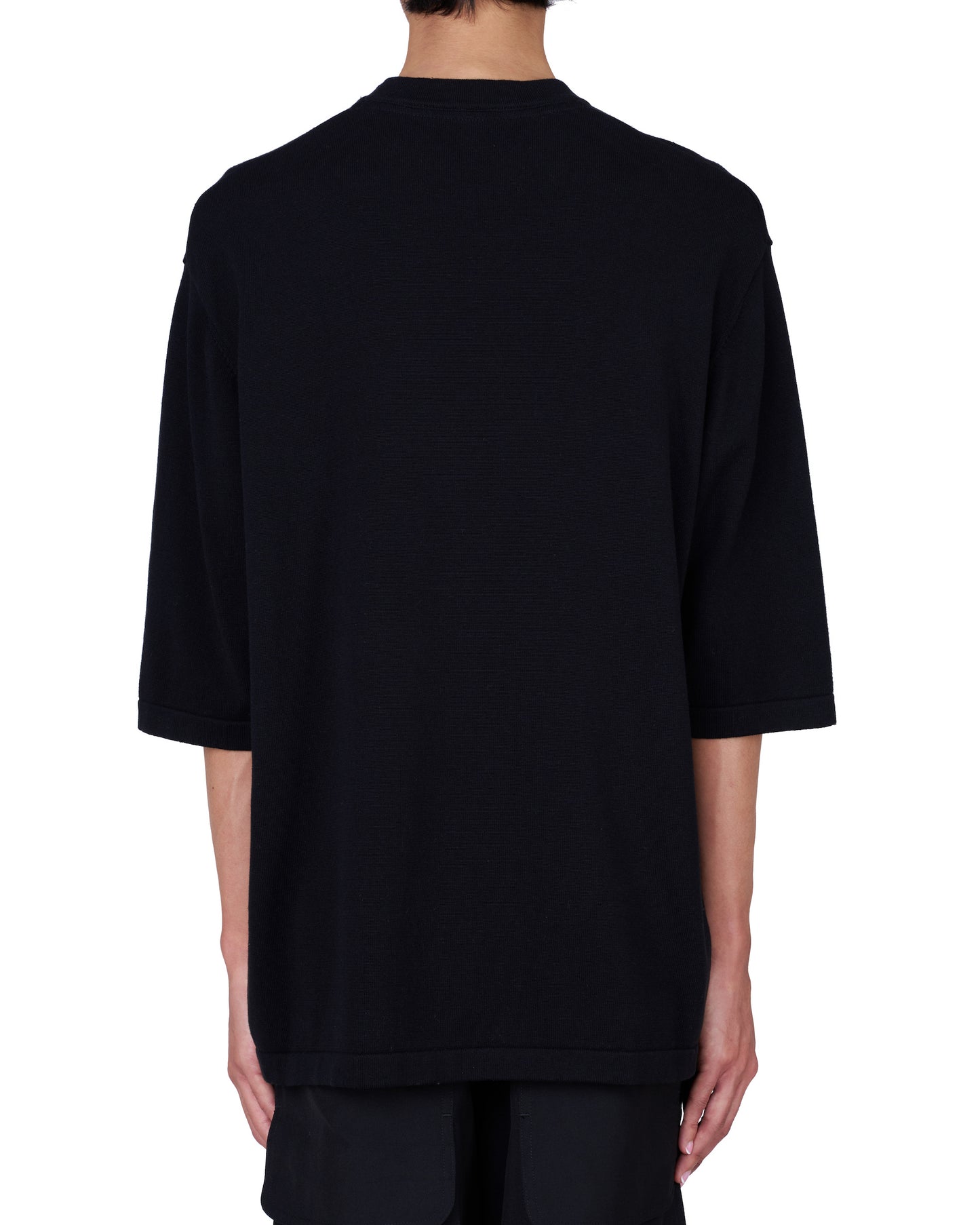 WITHDRAW HEM KNITTED T-SHIRT