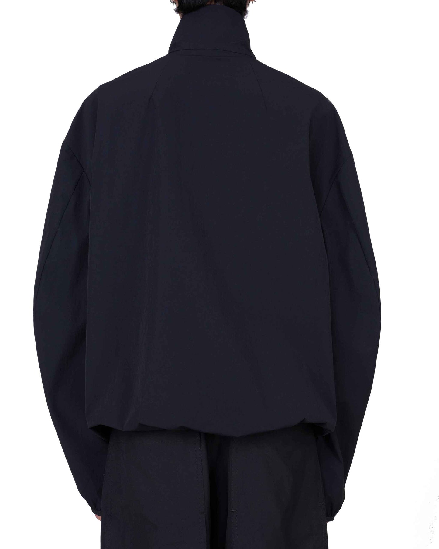 MOFF NYLON ZIP UP SWEATER