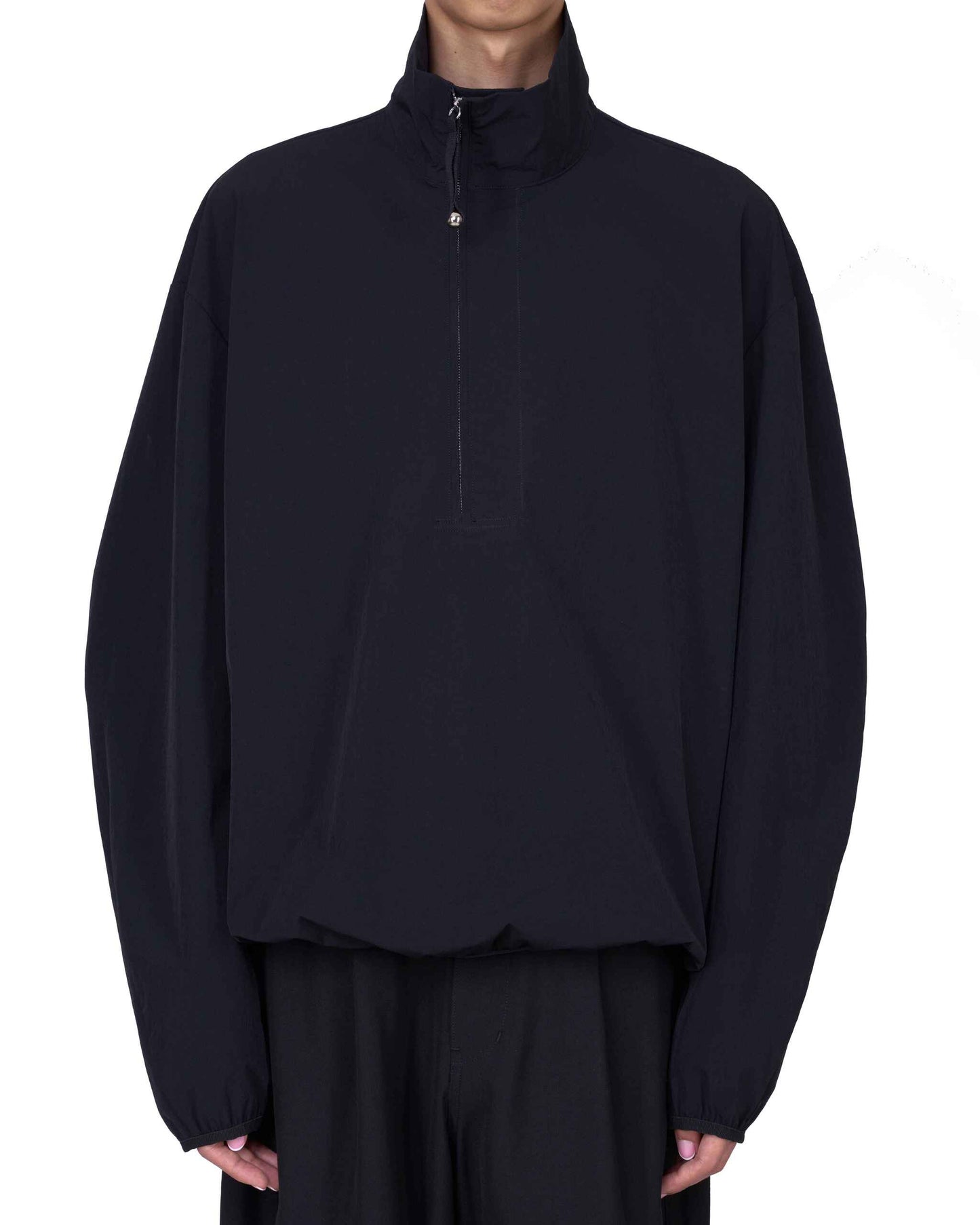 MOFF NYLON ZIP UP SWEATER