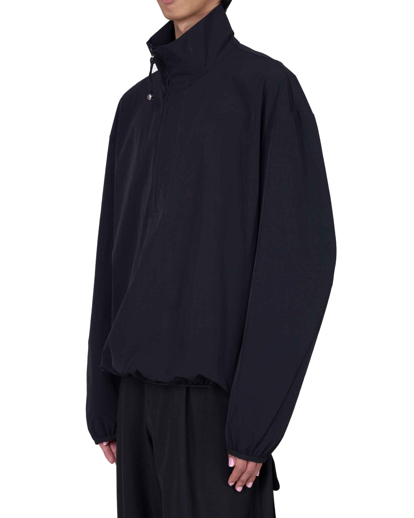 MOFF NYLON ZIP UP SWEATER