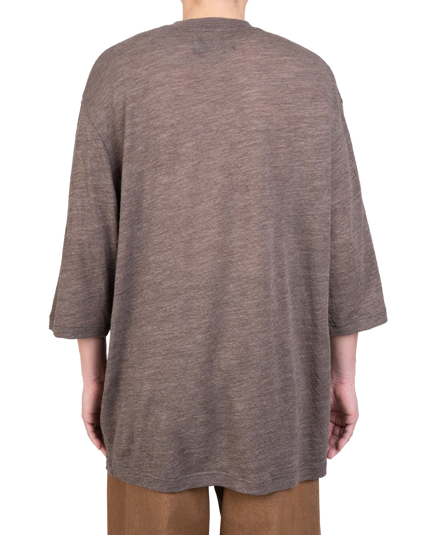 WITHDRAW HEM WOOL T-SHIRT