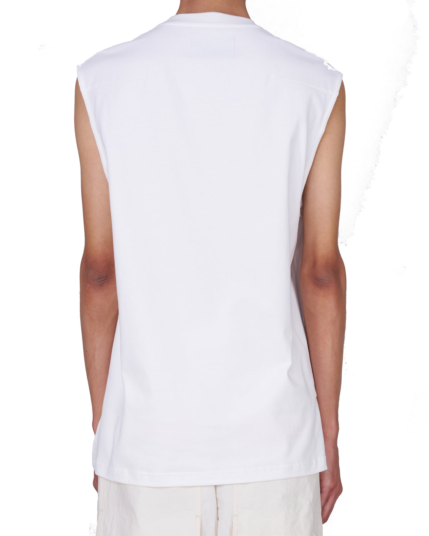 BOXY SLEEVELESS T-SHIRT
