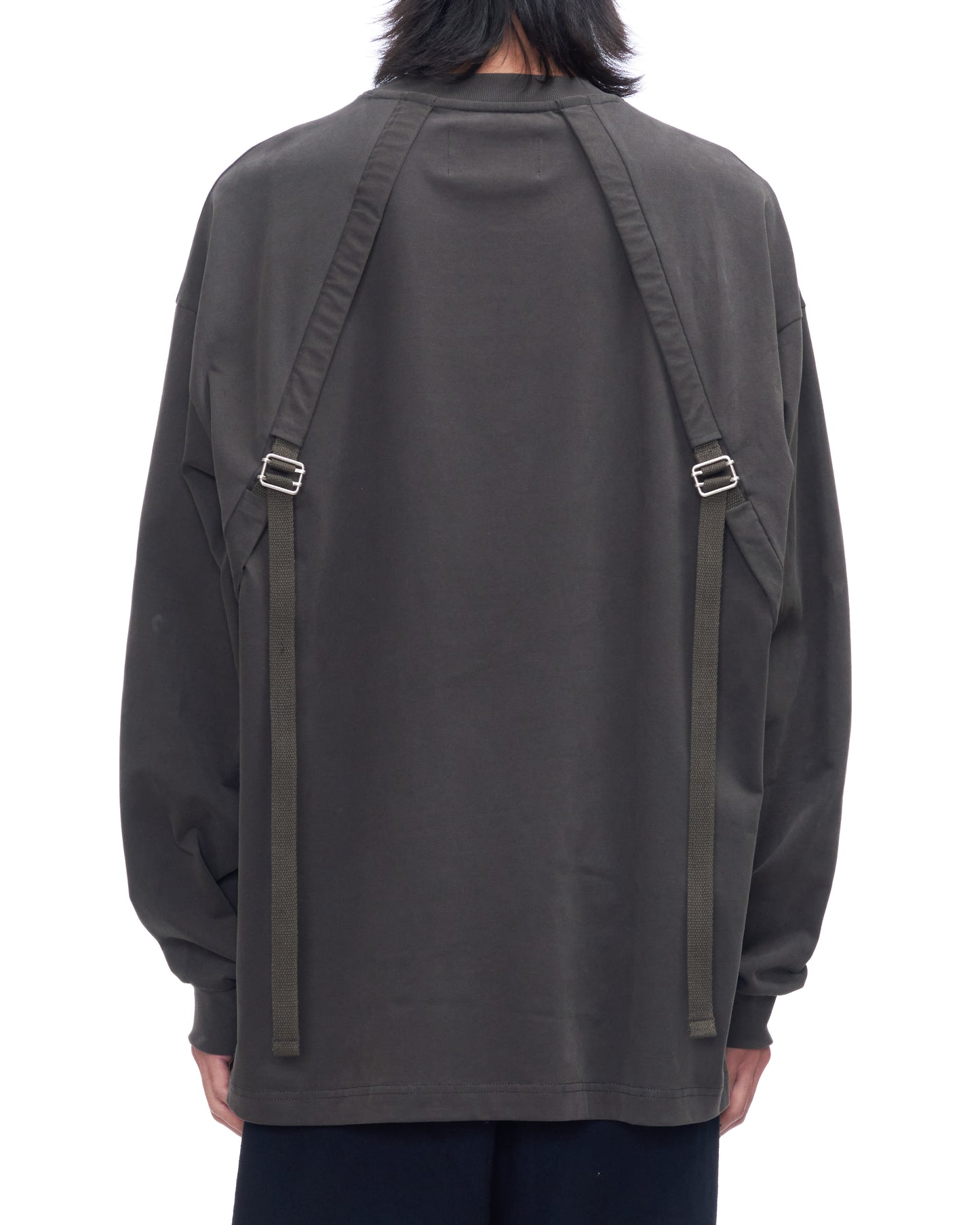 STRAPPED LONG SLEEVE T-SHIRT