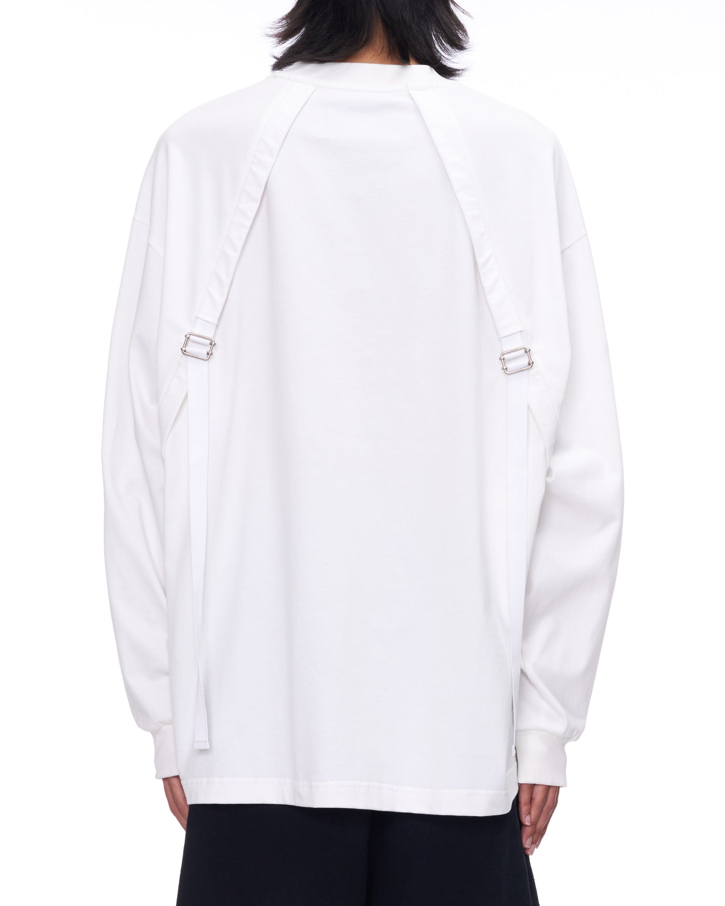 STRAPPED LONG SLEEVE T-SHIRT