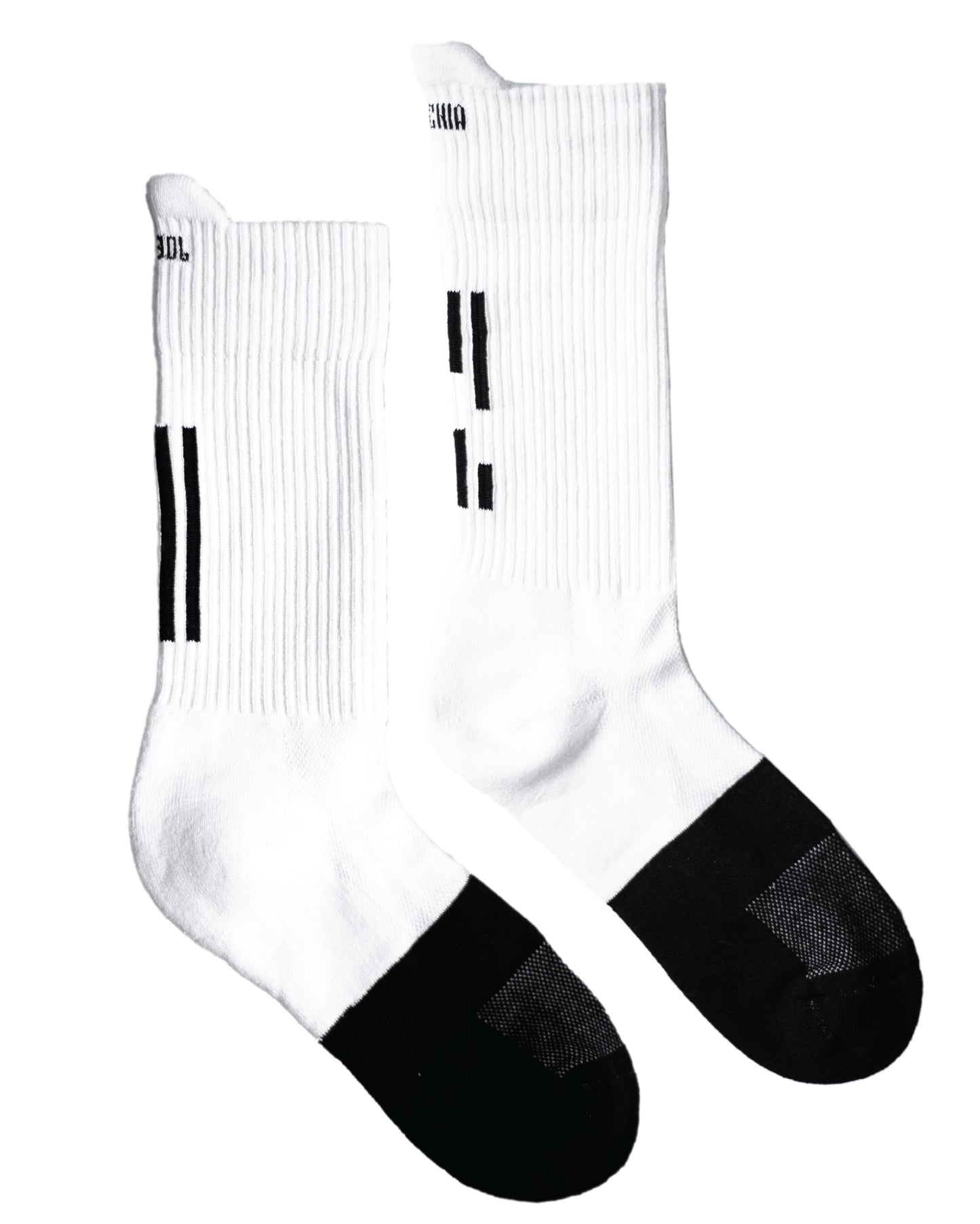 (2-pairs) MISMATCHED CALF HIGH PREMIUM COTTON SOCKS