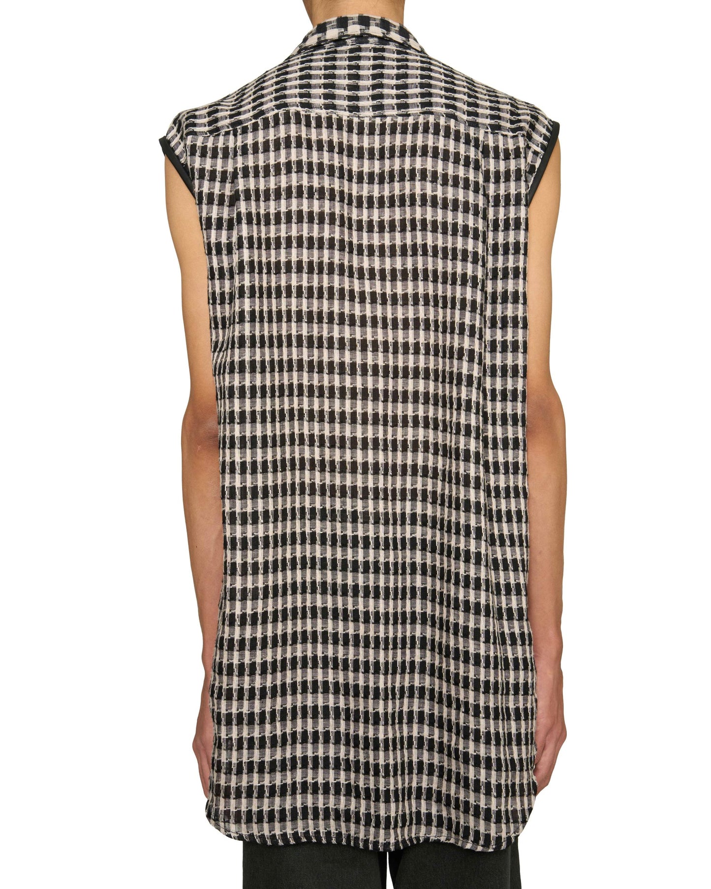 YAKAB SLEEVELESS LAYERED SHIRT