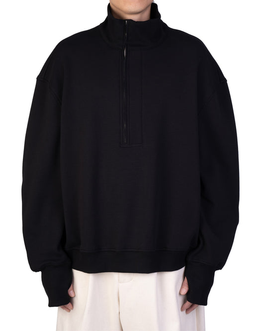 MOFF COTTON ZIP UP SWEATER