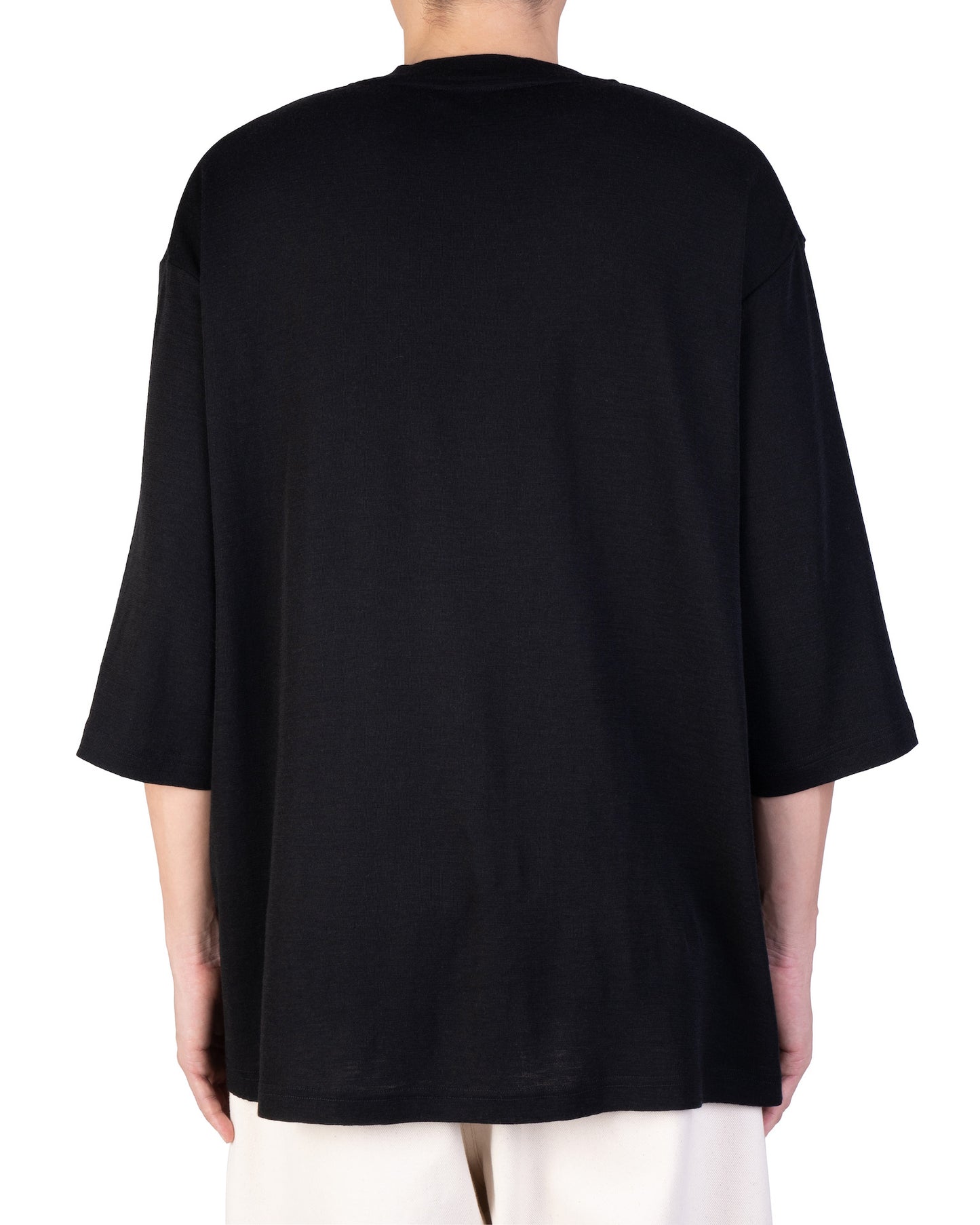 WITHDRAW HEM WOOL T-SHIRT