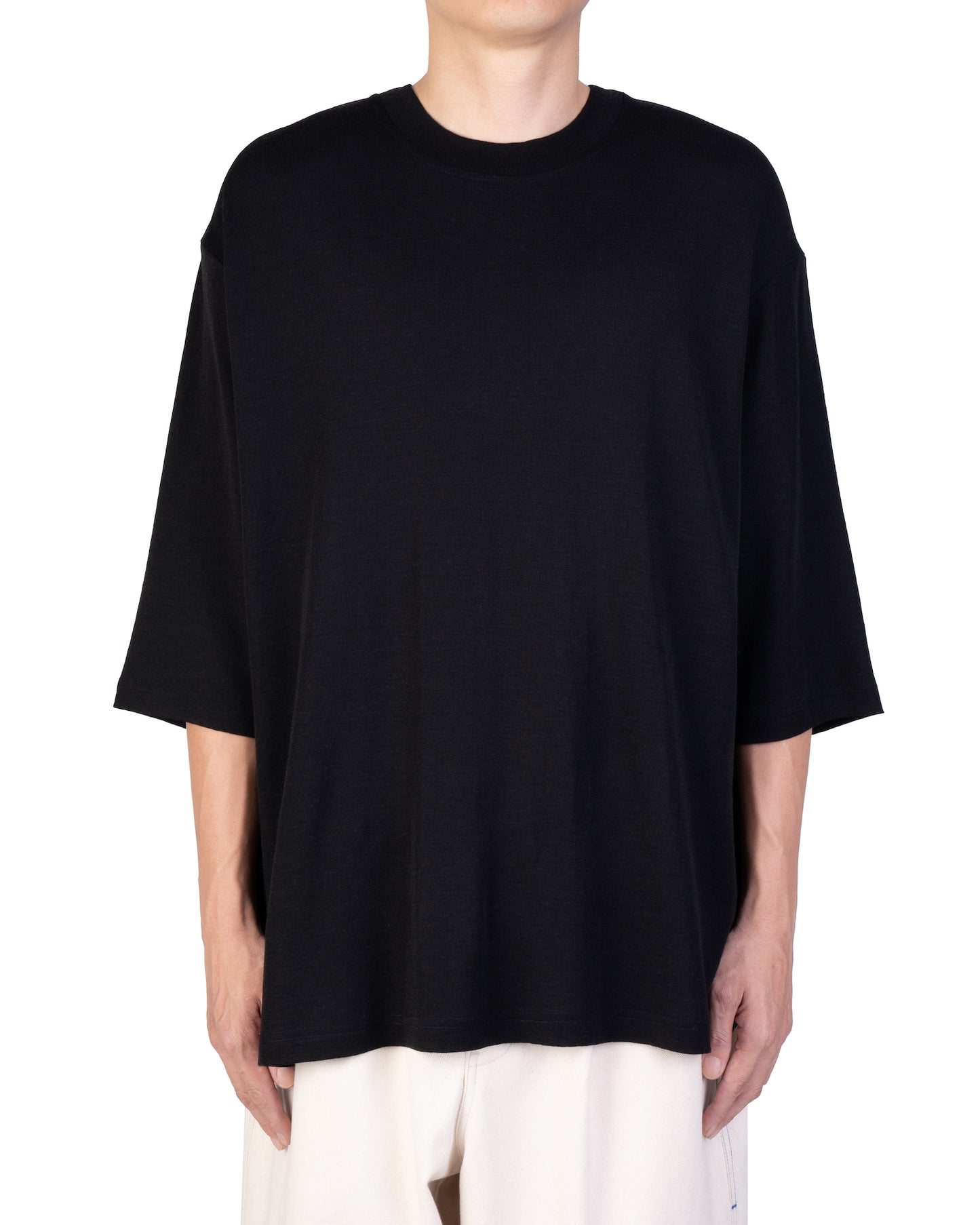 WITHDRAW HEM WOOL T-SHIRT