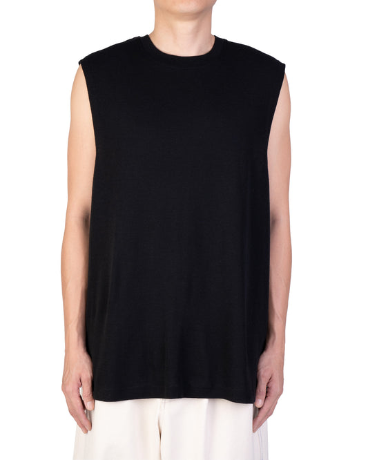 BOXY SLEEVELESS T-SHIRT