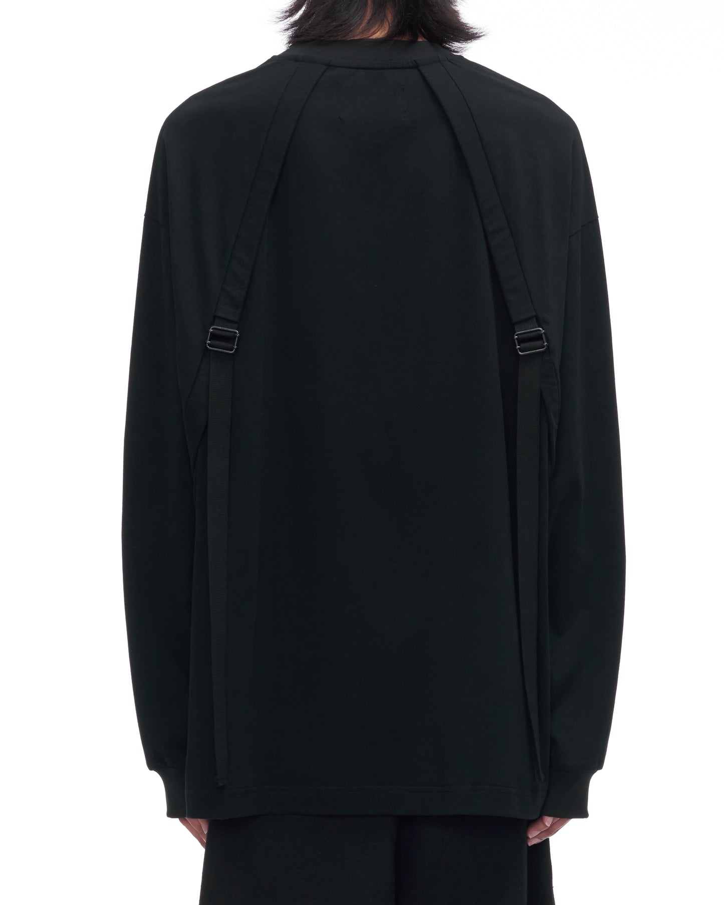 STRAPPED LONG SLEEVE T-SHIRT