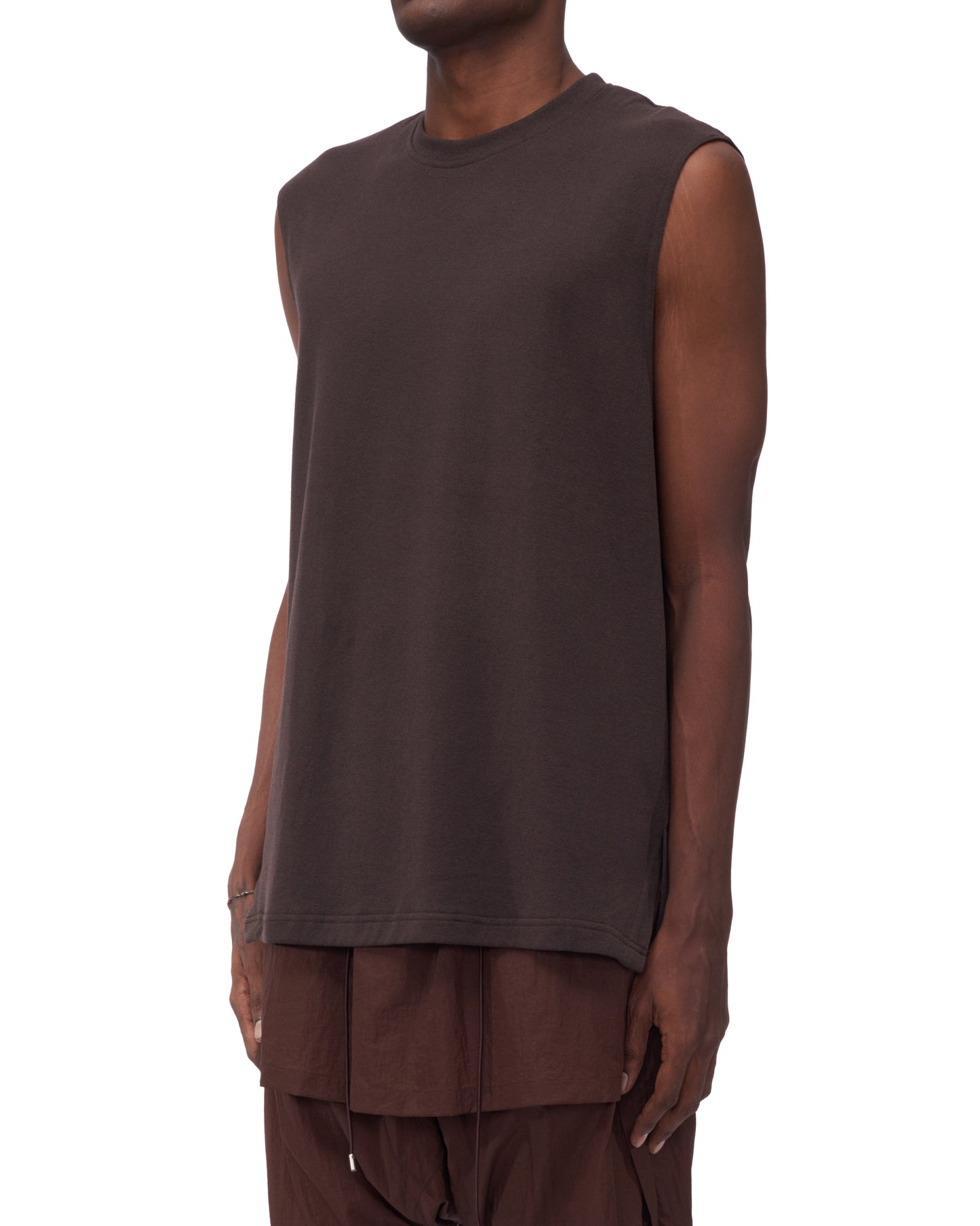 BOXY SLEEVELESS T-SHIRT